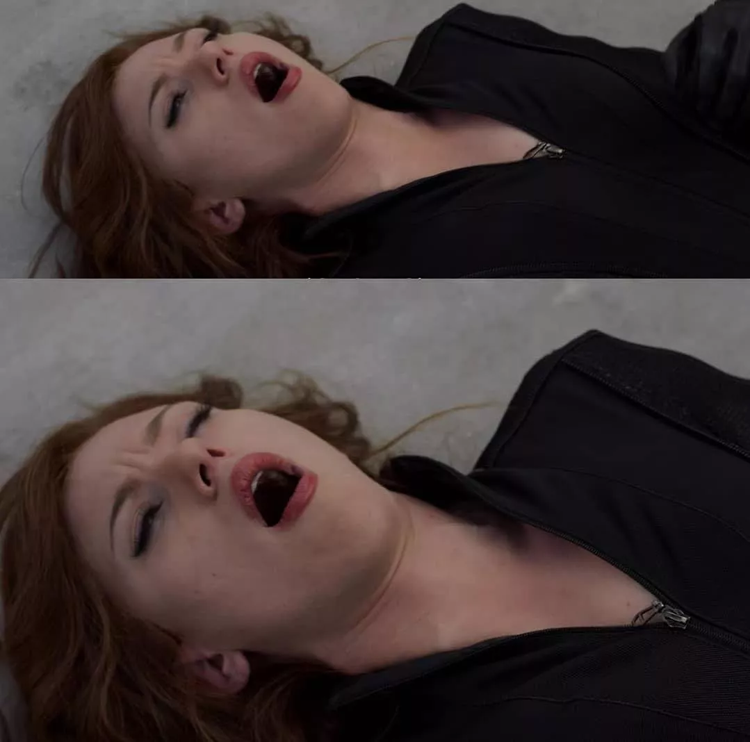 Scarlett Johansson Orgasm face