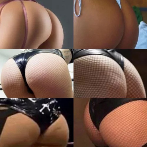 Scarlett’s plump ass collage