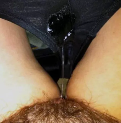 Scrolling through adult content on Reddit has this impact on the wife's panties. Time for me to clean her up with my tongue 👅
