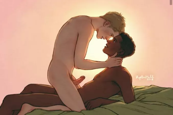 Seamus and Dean make out session