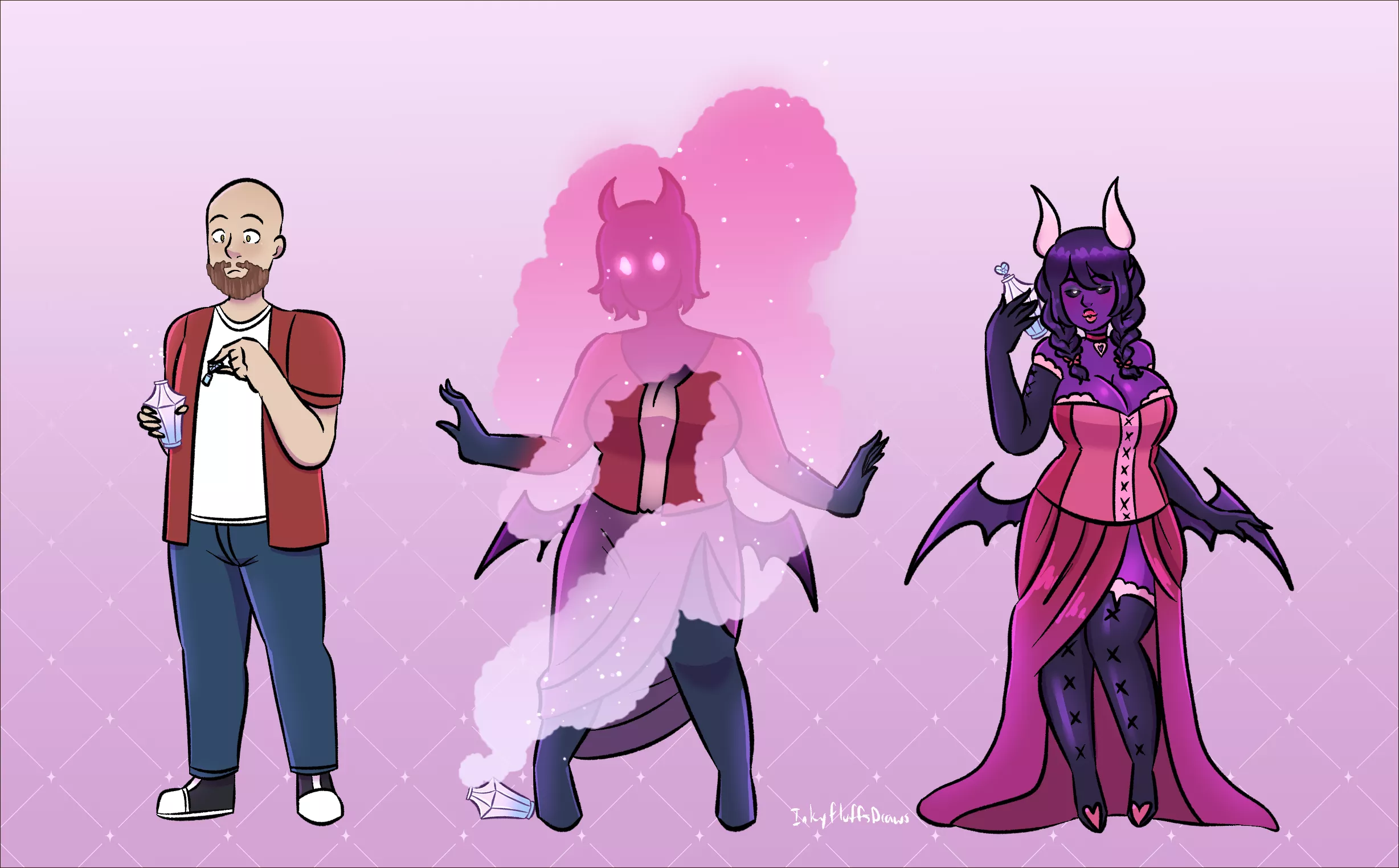 Secret Desire Perfume by Inkyfluffdraws (TGTF, Succubus)