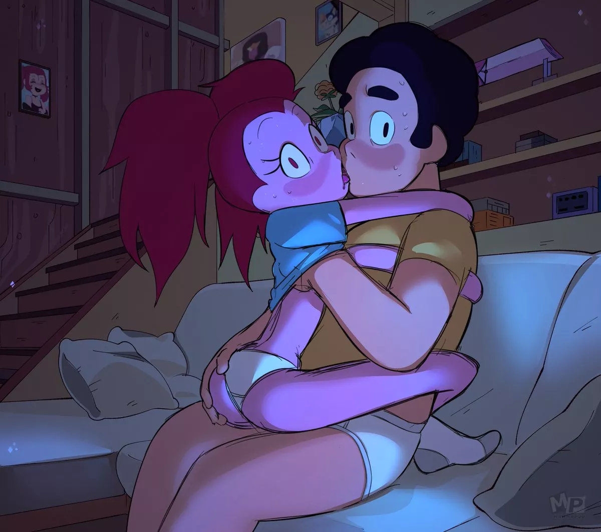 seems like Steven is finally giving spinel the attention she craved. seems like Steven is finally giving spinel the attention she craved.