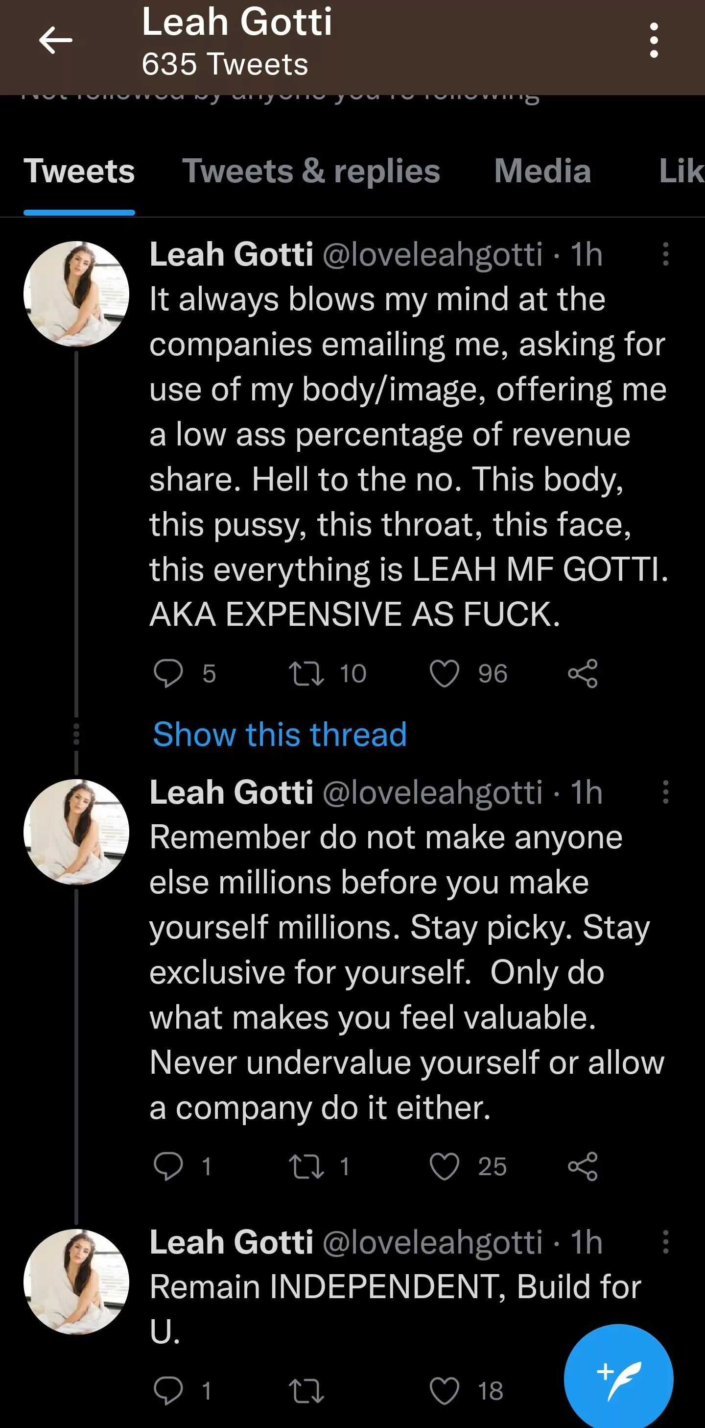 Seems like there is no hope in her return in porn