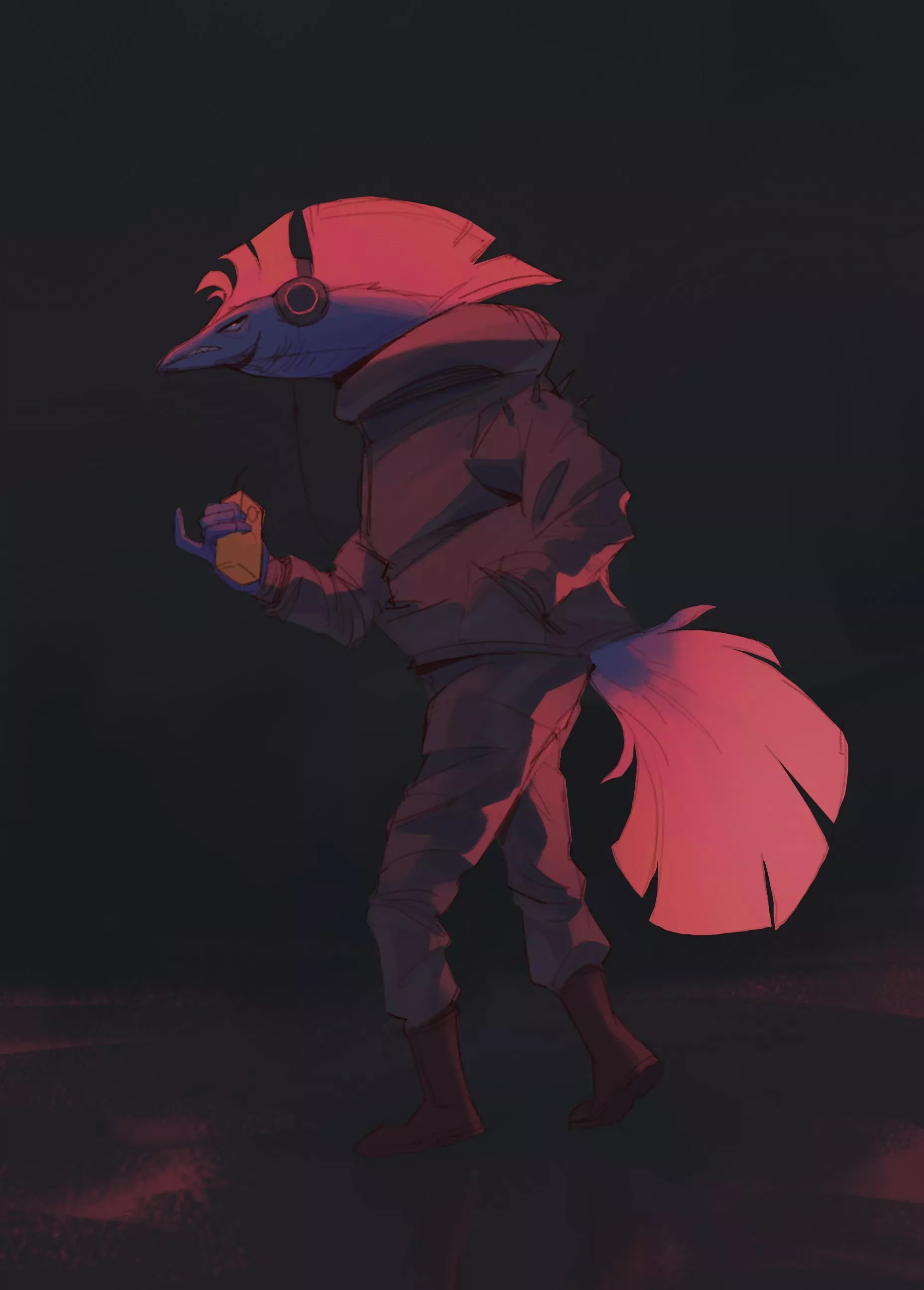 Seen a lot of Fish Sonas lately, so I have to make one They’re so much fun! also, Orange juice🍊