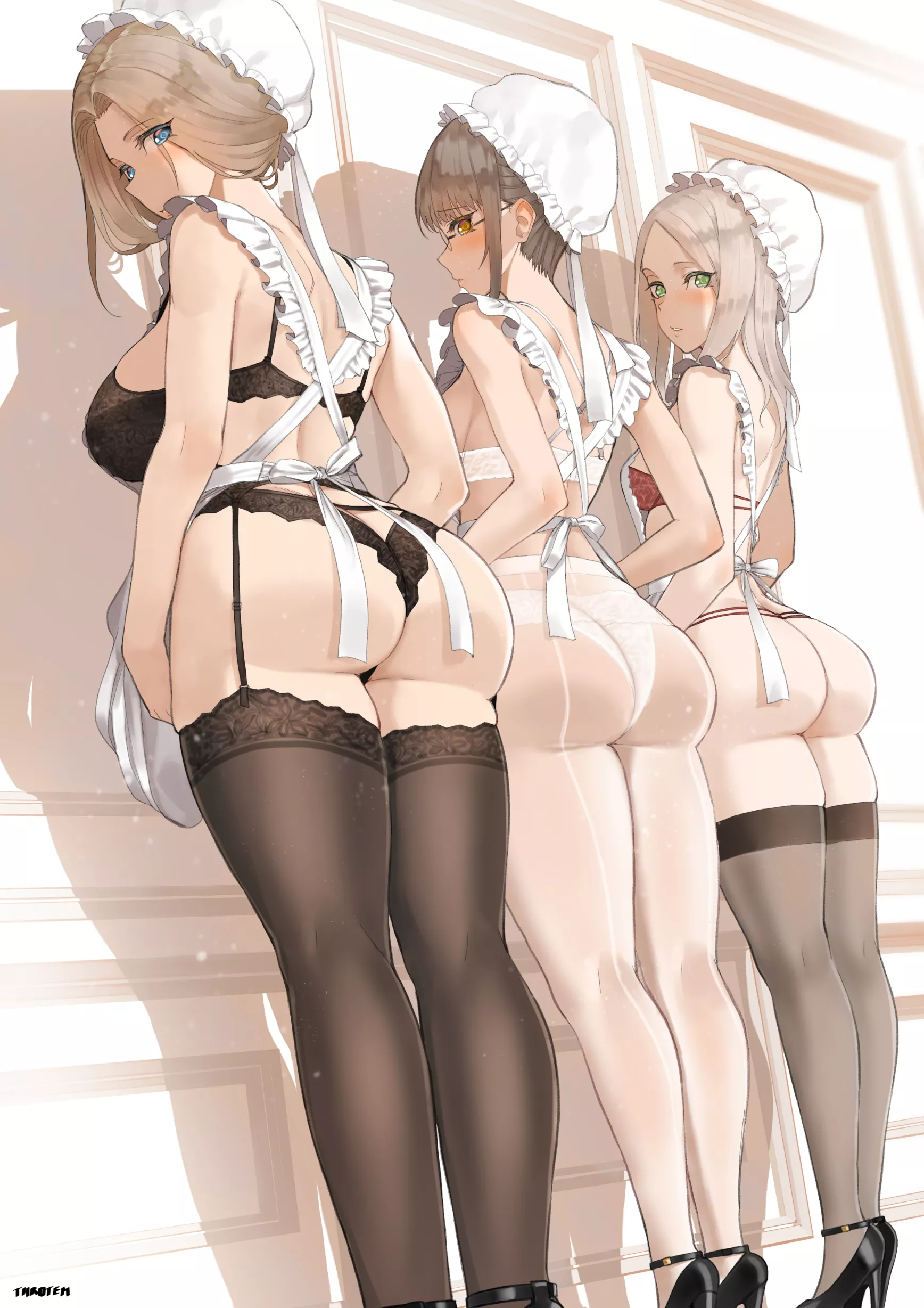 Select Your Lingerie Maid! (Throtem) [Original]