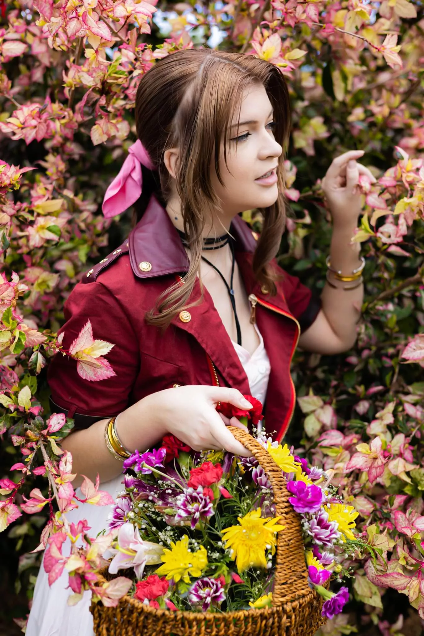 [Self] Aerith Gainsborough from Final Fantasy VII cosplay. ♡