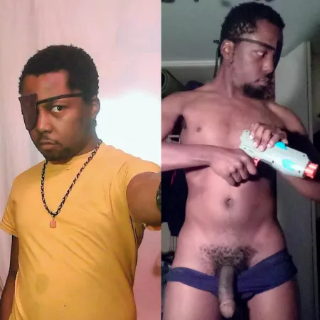 [self] Evil Morty double cocking in an on/off