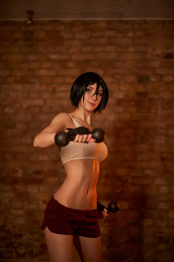 [self] Mikasa Ackerman by NatsumiPon