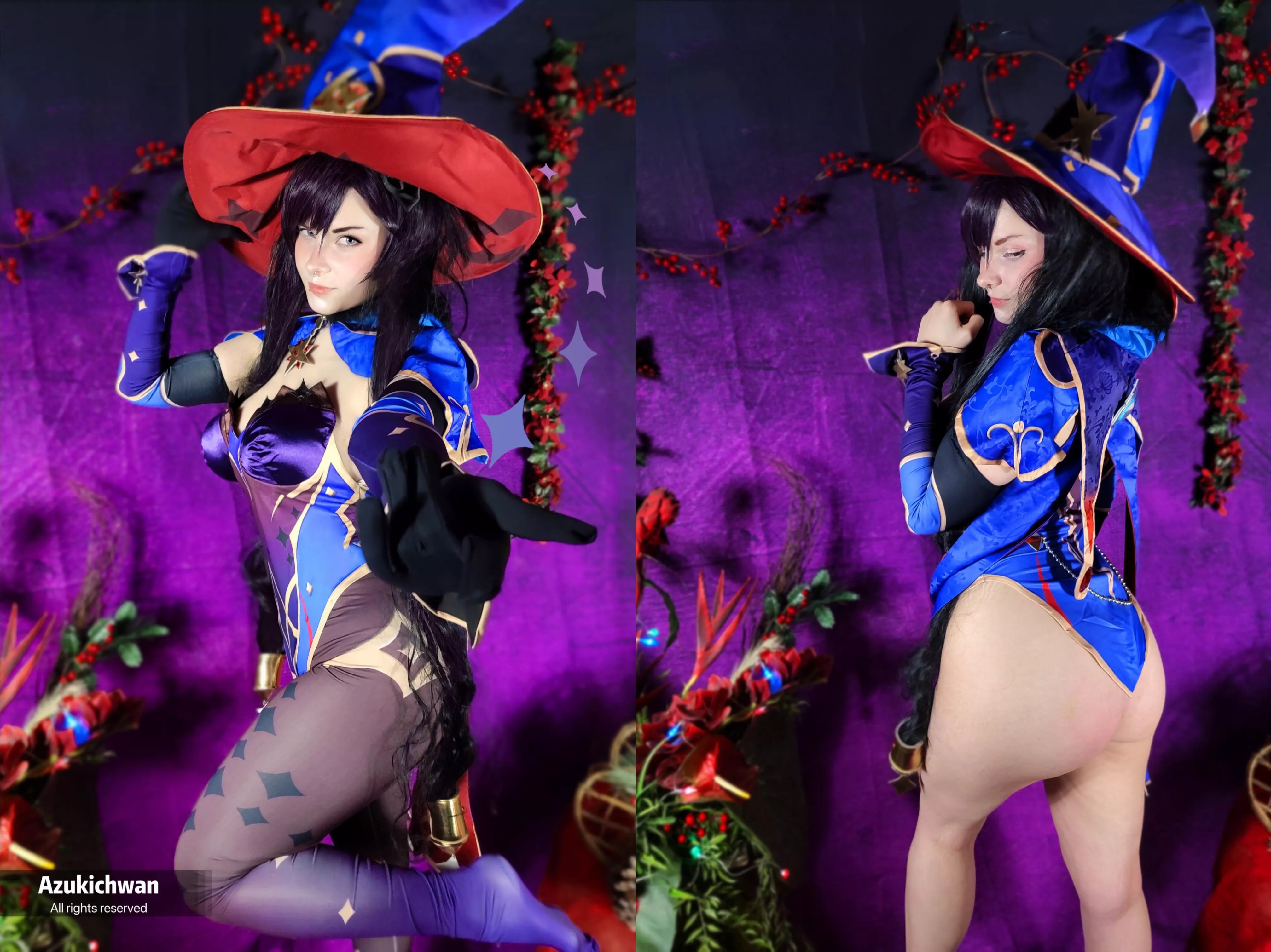 [self] Mona From Genshin Impact By Azukichwan