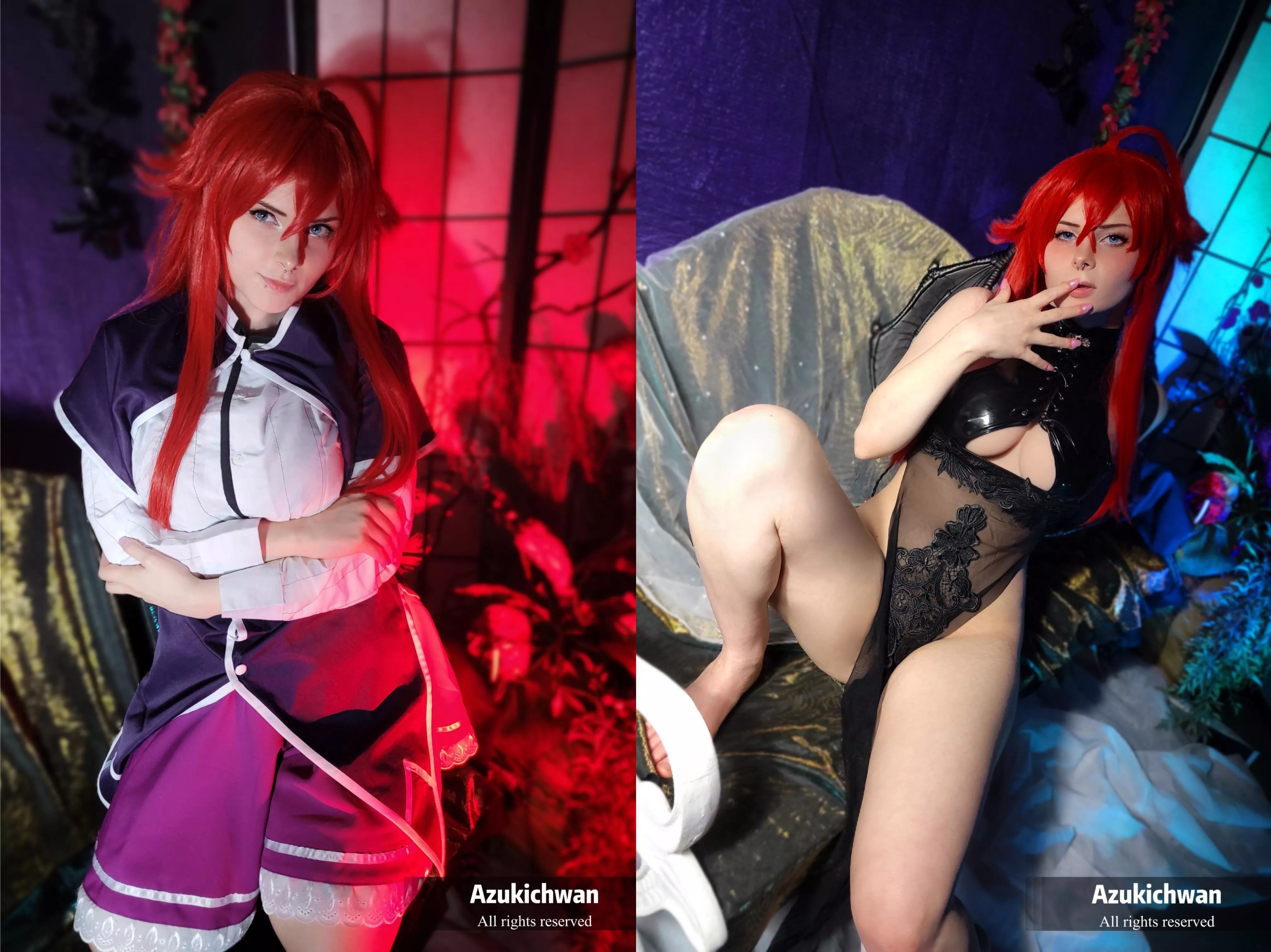 [self] Rias From Highschool DxD By Azukichwan