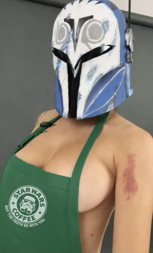 [self] Welcome to Bantha Bucks, what can I get you? By @kayj.cosplay