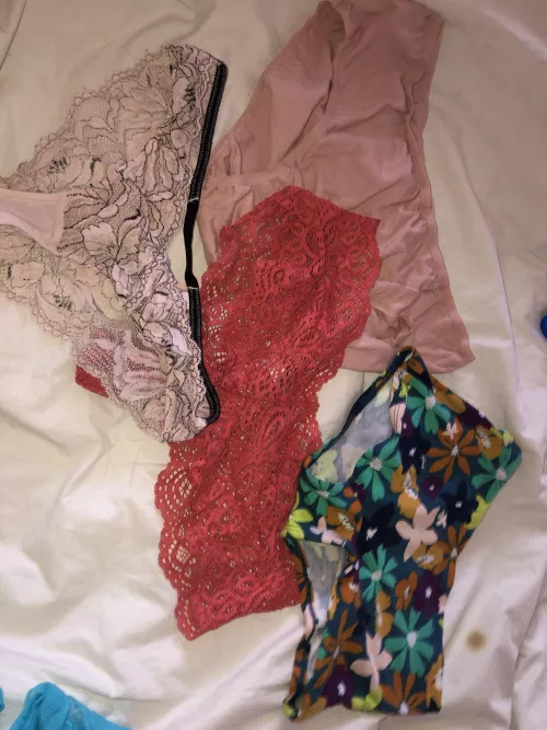 [selling] all types of used panties just for you;) hit me up to see my fully panty drawer! Pricing varies😛💦 Kik: margoprincess7