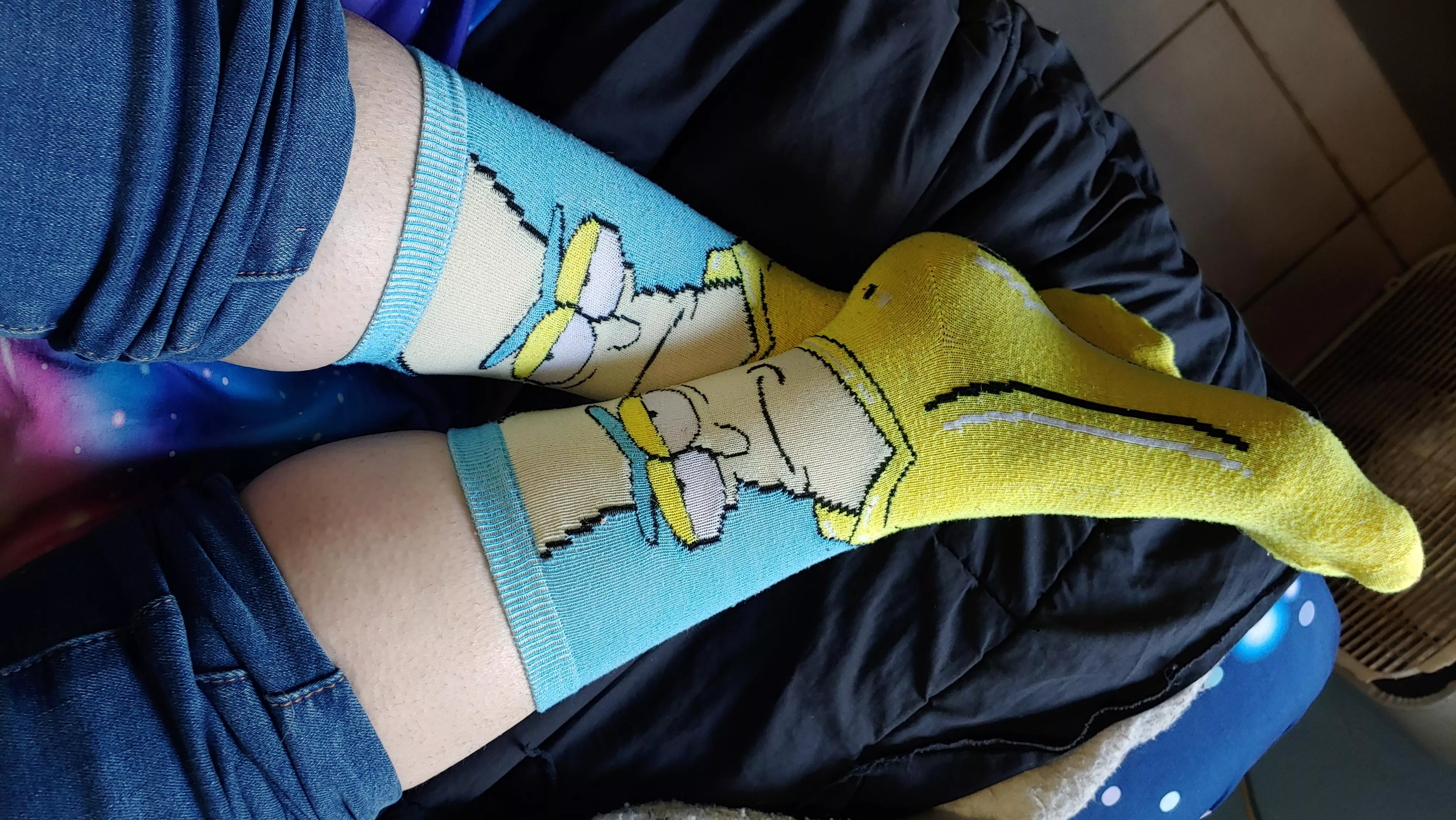 [SELLING] Banana Rick socks 🍌 Wearing today, available tomorrow morning!