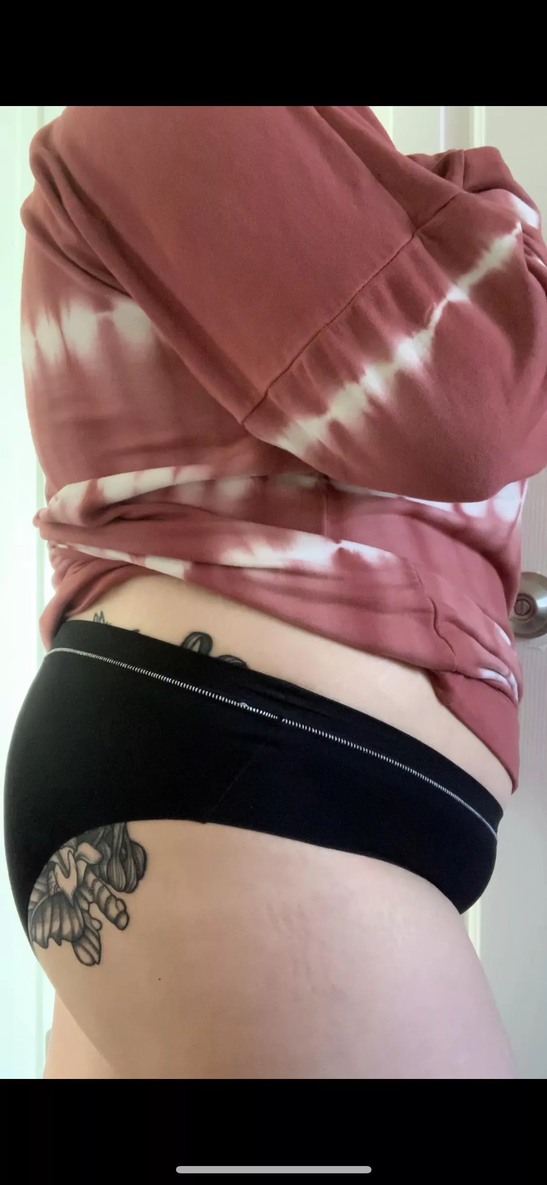 [selling] black nylon panties. 24 hour wear. Add on’s by request. Breastmilk available. Dm to claim. 🎄