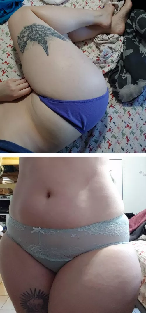 [SELLING] 💥 Blue & purple panties $5 off during January! 💥 Fet friendly add ons available. 🎁 Bras, lingerie, sweatpants, etc also for sale. 💰 Cashapp, Venmo, Amazon GC 💰 ⏩SERIOUS BUYERS ONLY⏪