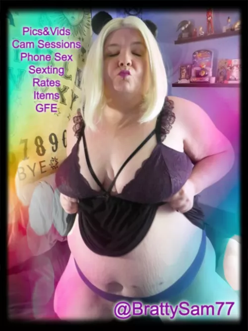 [selling] i am a toy for Master's Carnal Desires. Use me like the subbie-slut I am. Let me show you how eager I am to please and obey. i offer pics&vids, cam, sext, phone sex, cock rate, items and GFE. Find me on Kik, Skype and Snap @BrattySam77. i 