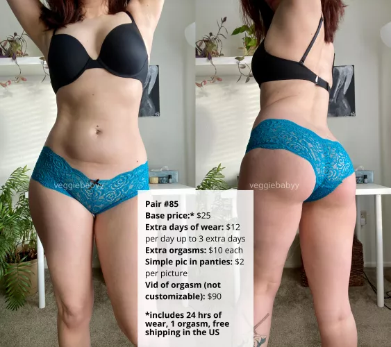 [Selling][US] my panty drawer has pics of me wearing each pair I have available!