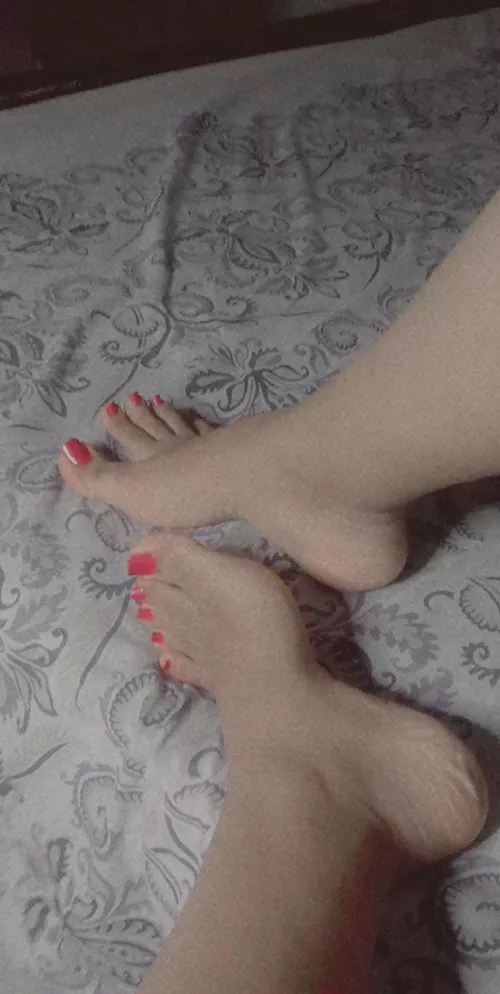 Serious question: Can I make you hard with just my feet?