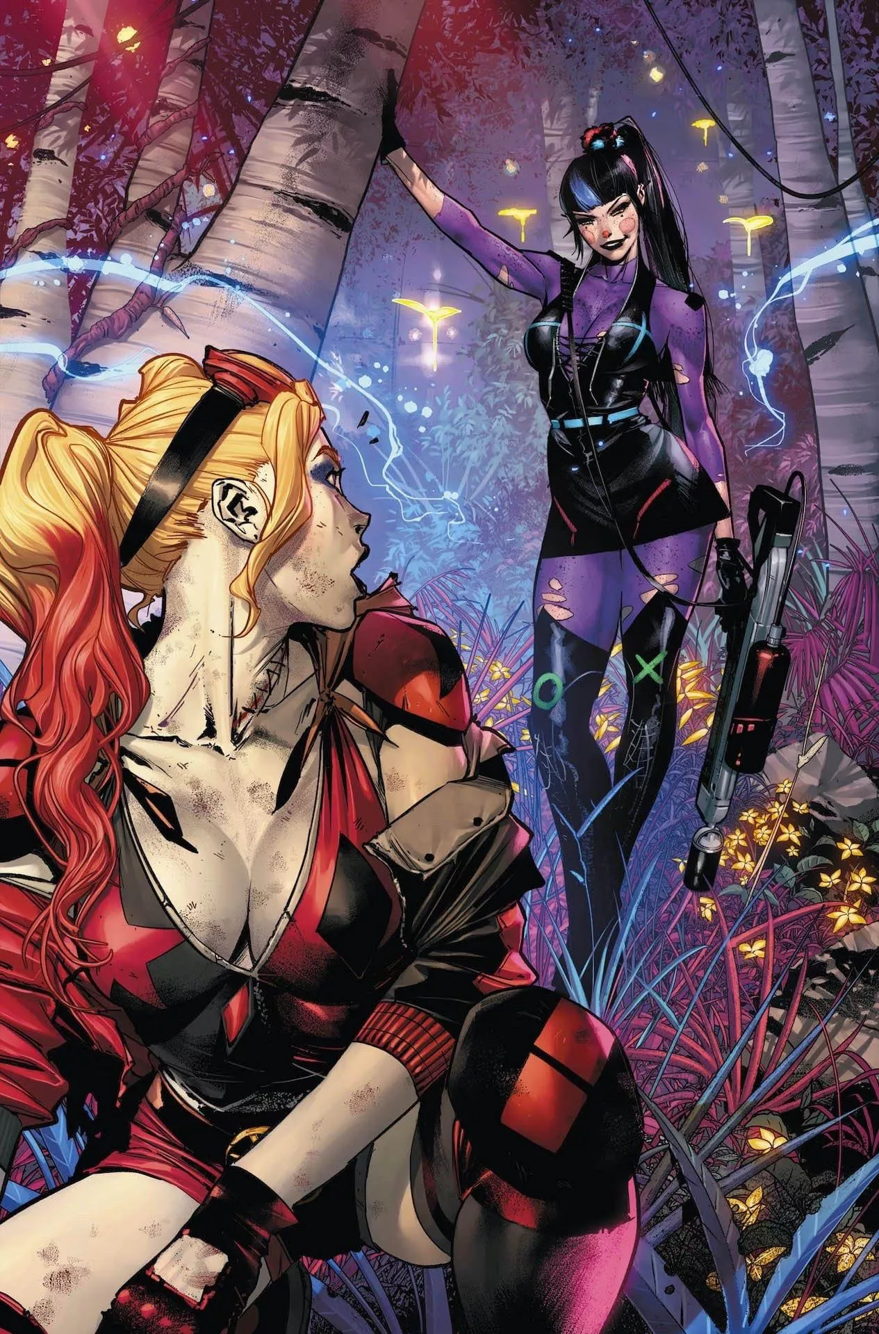 Sexual tension between Harley Quinn and Punchline [Batman 2020 #98]