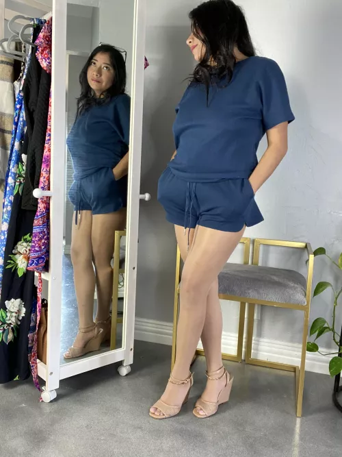 Sexy lounge at home outfit