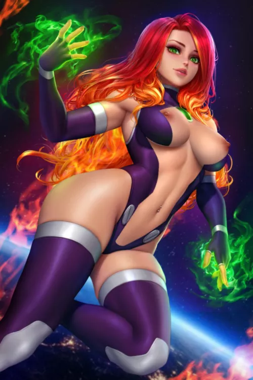Sexy Starfire the alien (NeoArtCorE)