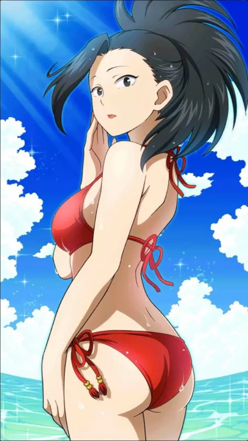 Sexy Super Hero Swimsuit Waifu (Momo Yaoyorozu, MHA)