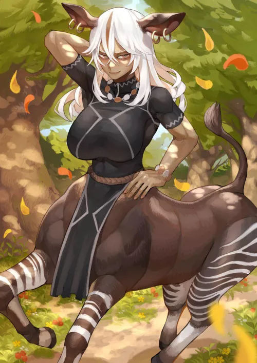 (SFW) casual giraffid (sumo samo)