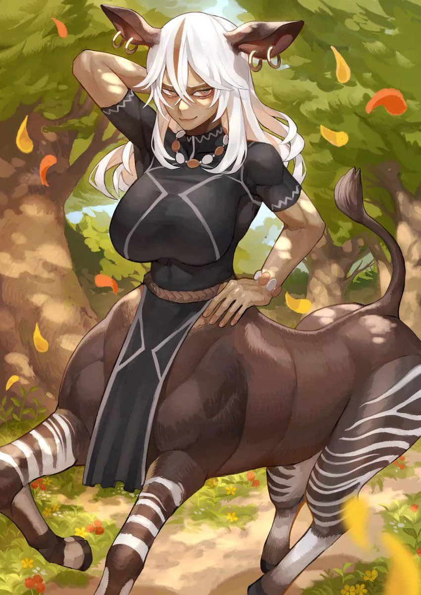 (SFW) casual giraffid (sumo samo)