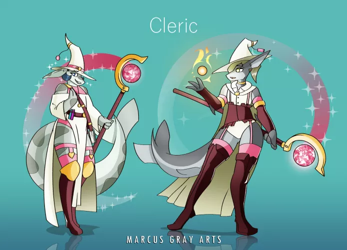 Shark Clerics doodle