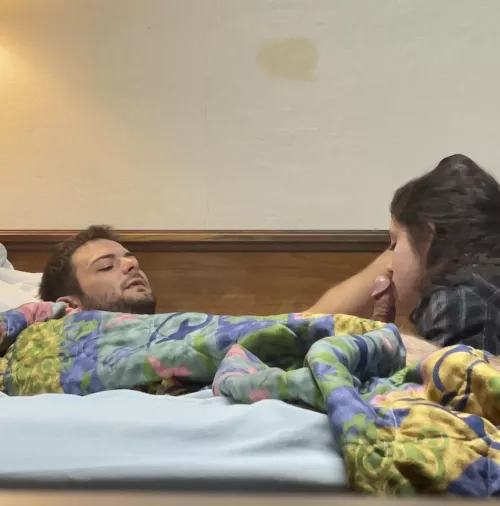 She acts like she enjoys it more than I do