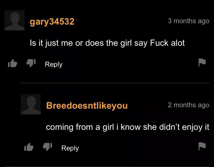 She did say it a lot