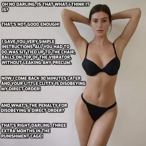 She gave you a very simple rule.