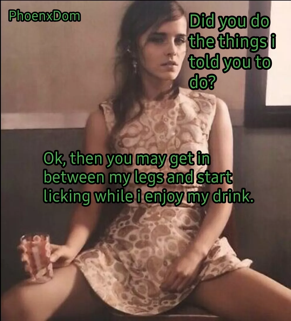 She gives you chores and a reward afterwards.