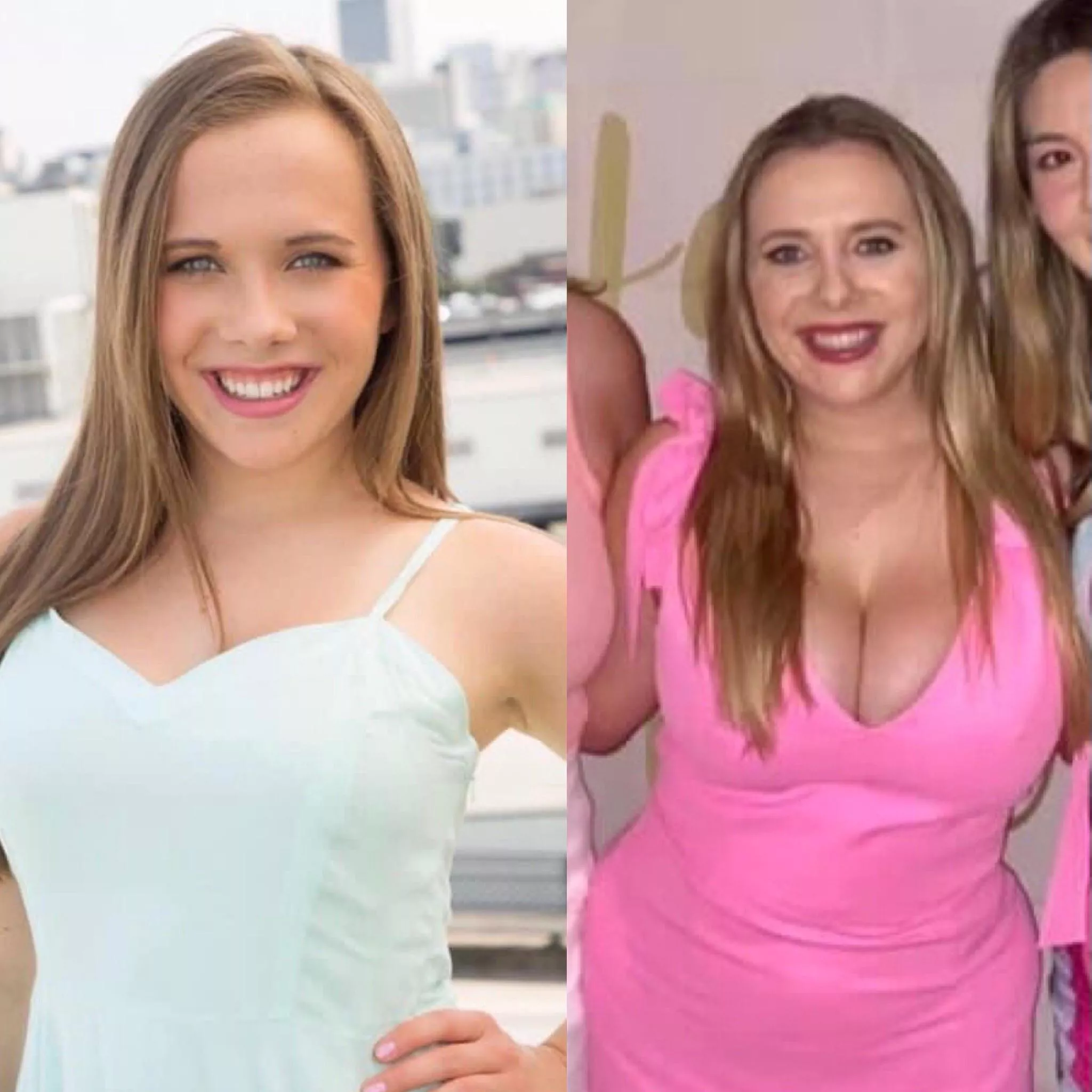 She grew a lot…first year of college to a year out She grew a lot…first year of college to a year out
