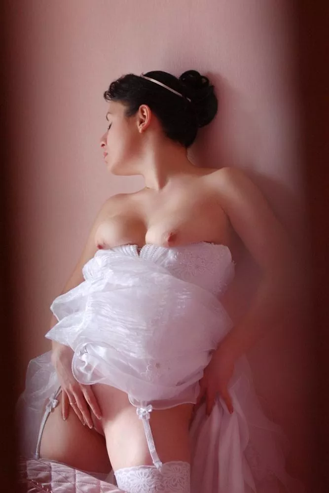 She juat couldn't wait until the wedding night