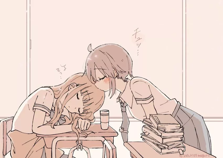 She kisses your forehead [Original]