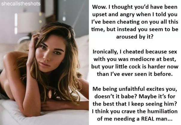 She knows your secret now.