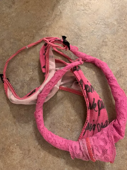 She left these right by the light switch on the bathroom counter…do you think they were meant for me?!