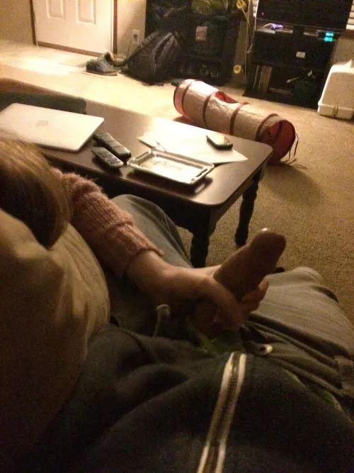 She likes to use it as a stress ball.