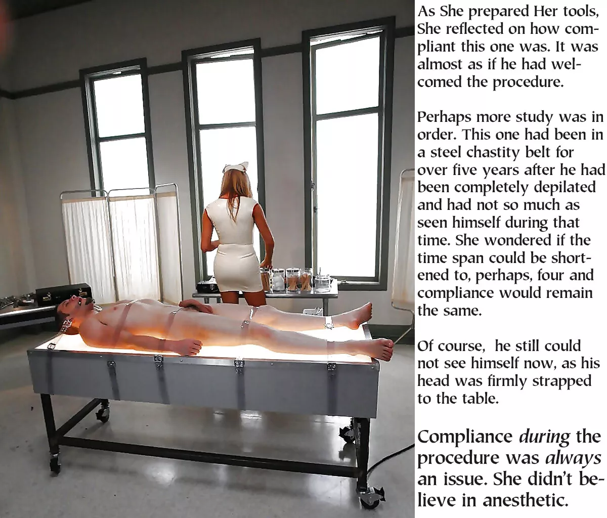 She never rushes these procedures.