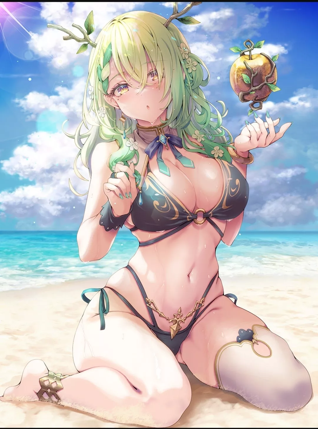 She waits for your command