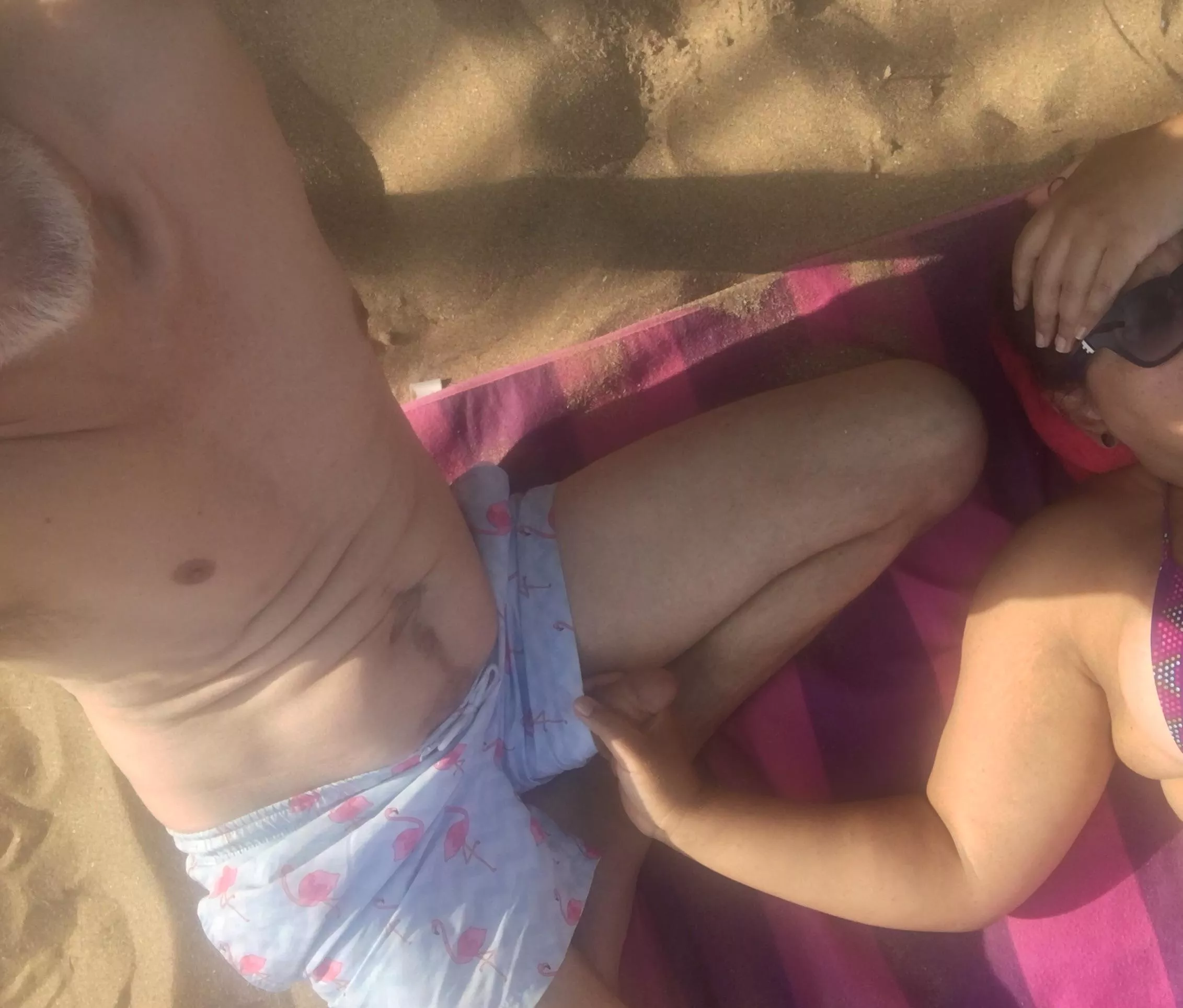 She wanted to see my pink Flamingo, she wasn’t the only one who did! She wanted to see my pink Flamingo, she wasn’t the only one who did!