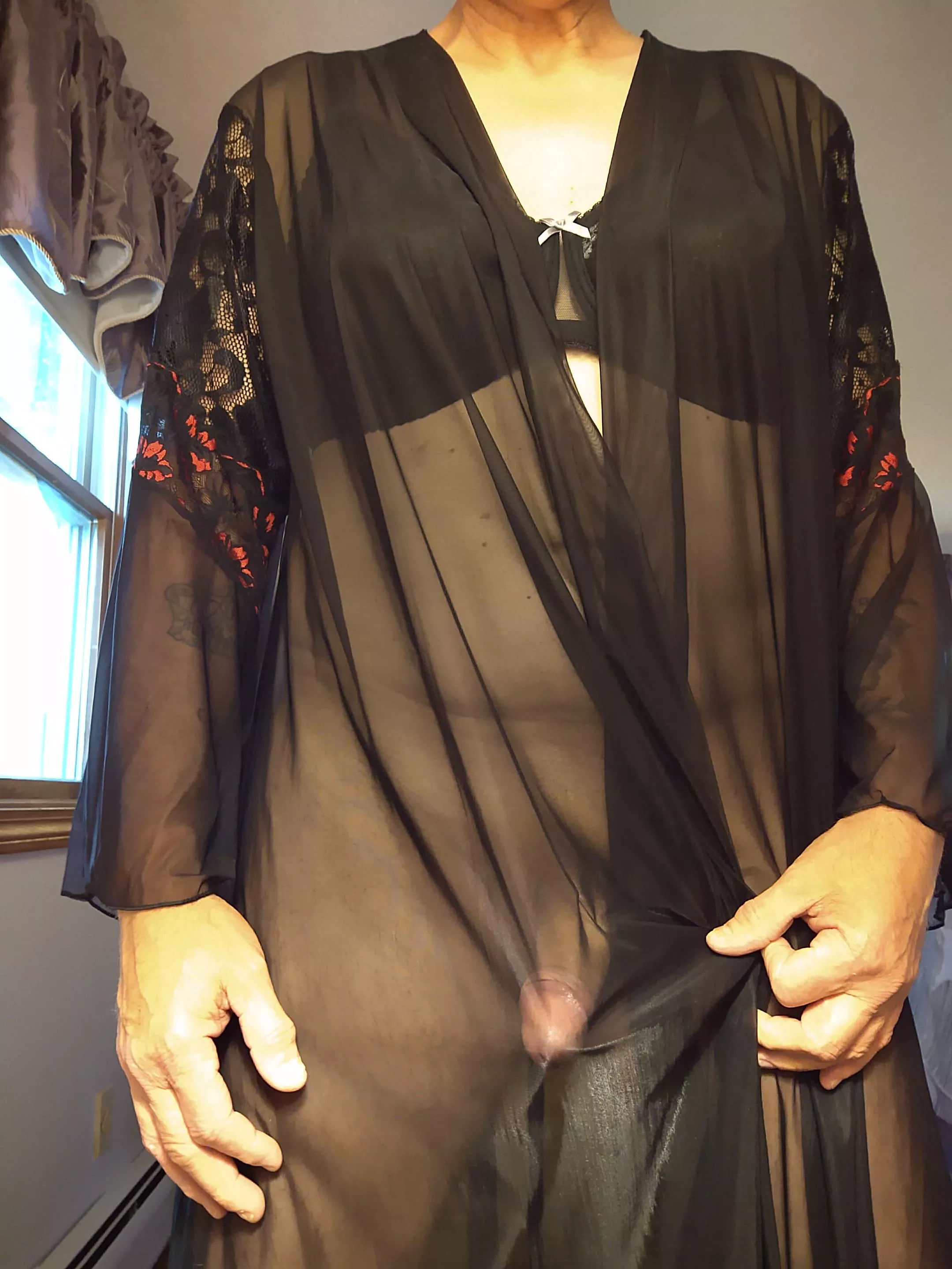 Sheer robe