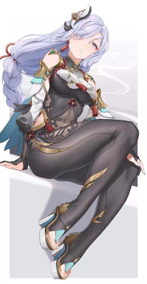 Shenhe [Genshin Impact] by (a8732330)