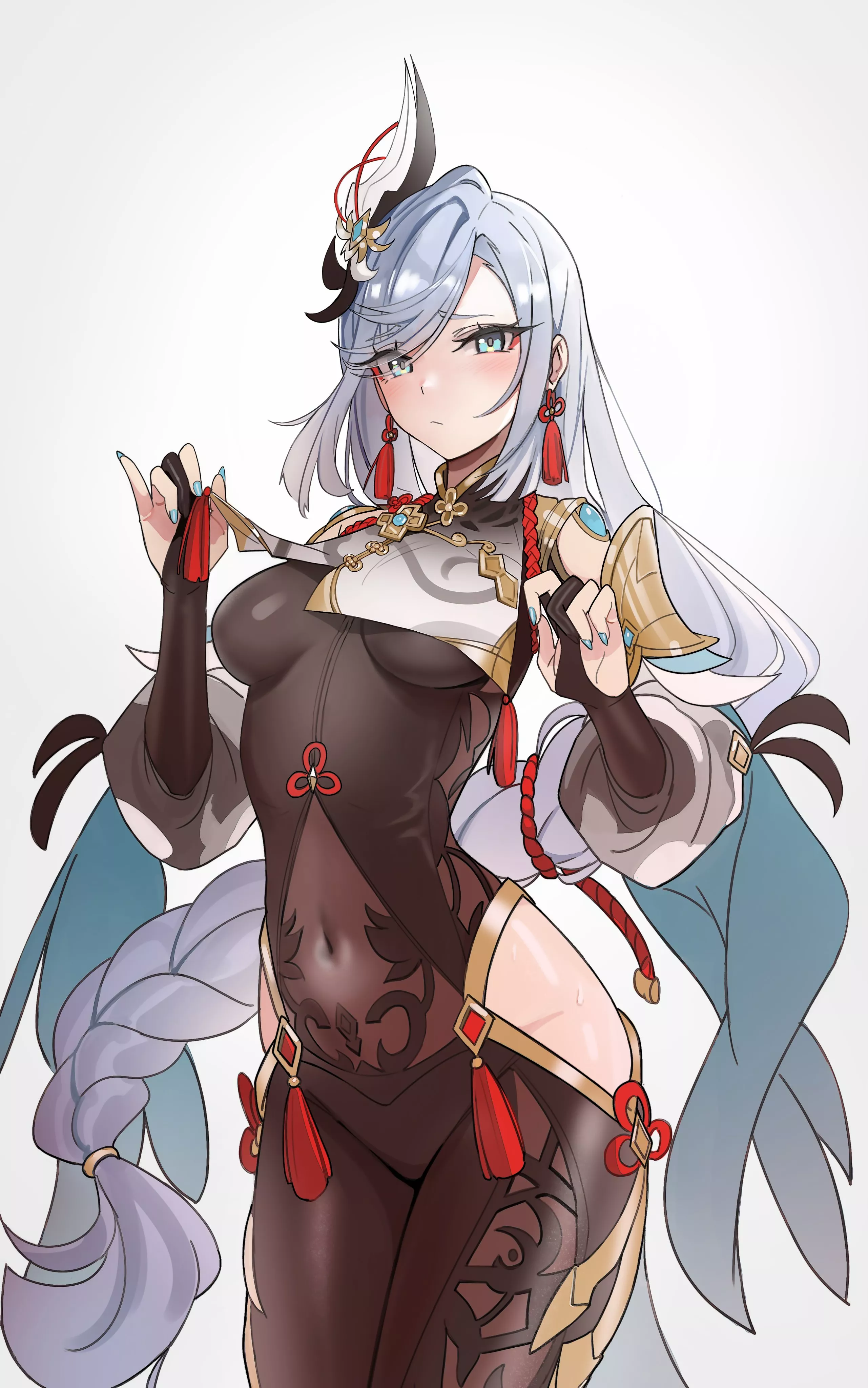 Shenhe [Genshin Impact] by (kiritzugu)