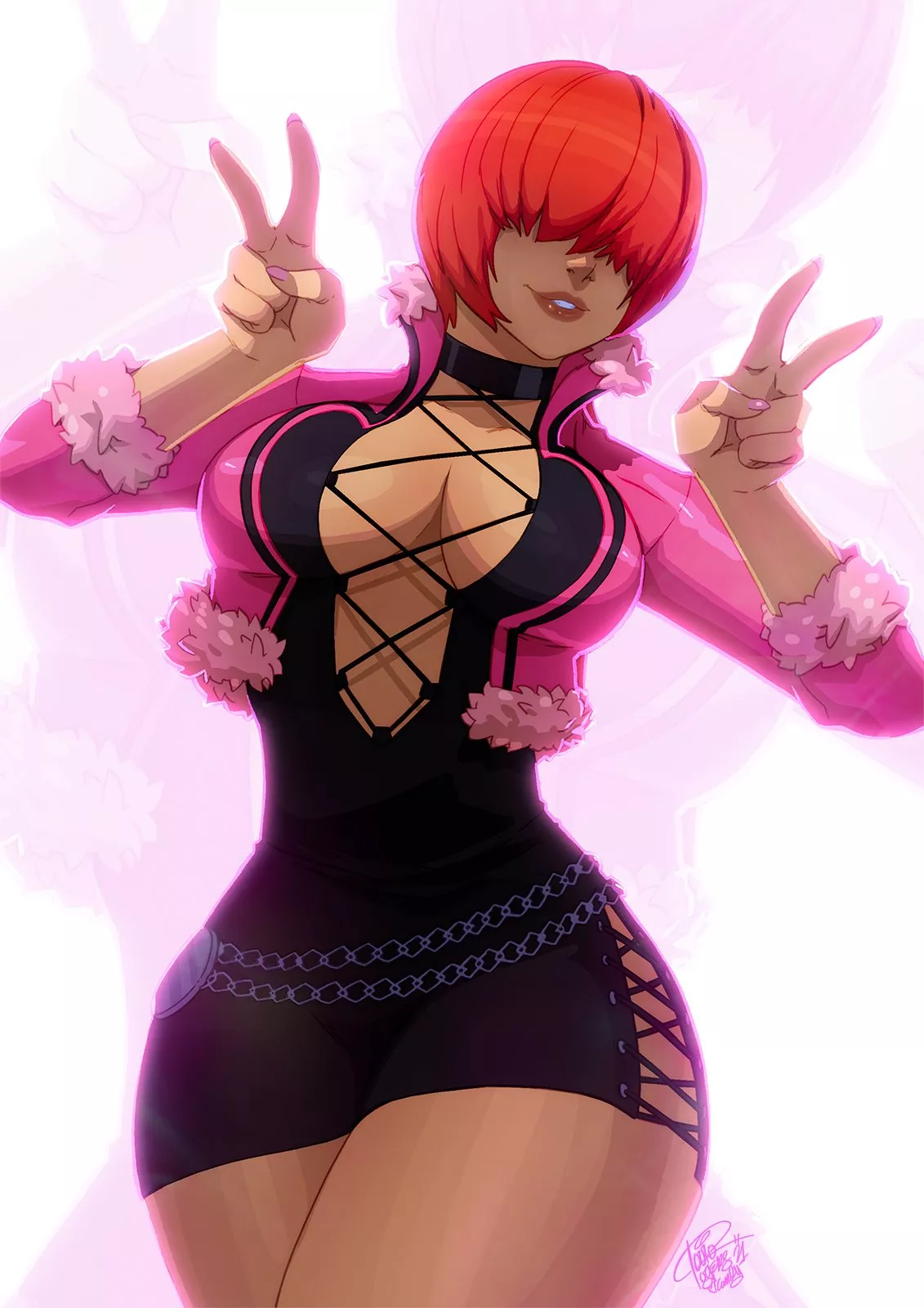 Shermie Gives Me Hentai Protagonist Vibes Tovio Rogers King Of Fighters Nudes By Souted