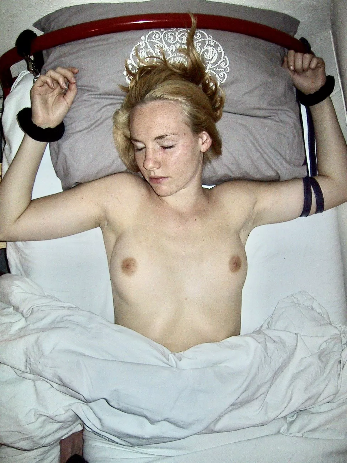 she’s a little tied up at the moment… 🤐