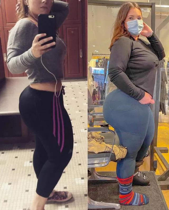 Shes been doing lots of squats Shes been doing lots of squats