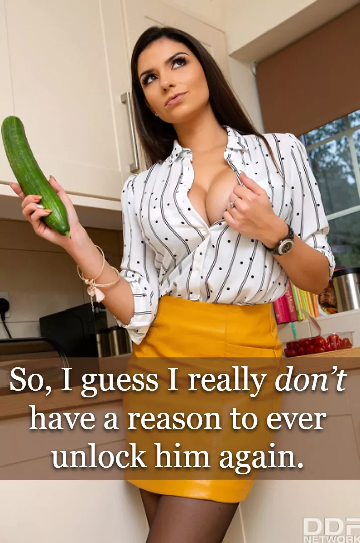 She's had a realization that's very unfortunate for you