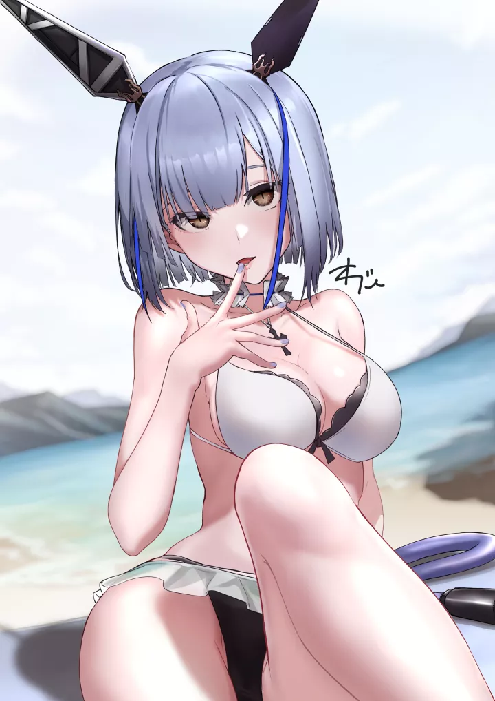She's Tipsy & Wants You, Com~man~der~💙 (MNF Gascogne, Azur Lane, Vichya Dominion Faction)